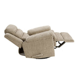 9725BRW-1SW Swivel Glider Reclining Chair from Homelegance - Luna Furniture