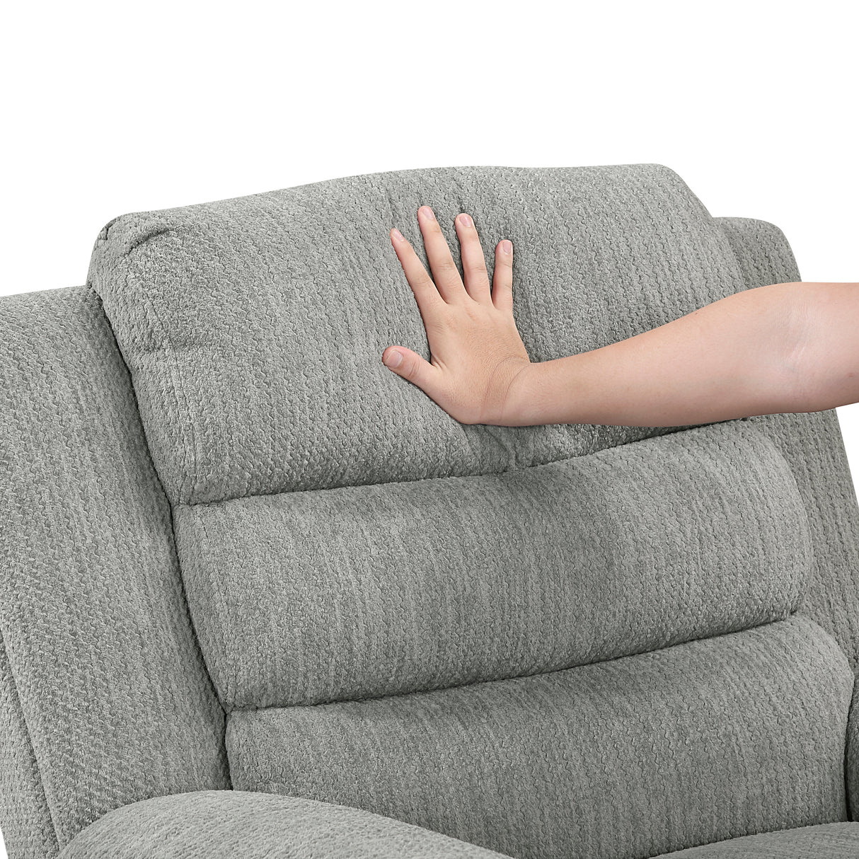 9725GRY-1SW Swivel Glider Reclining Chair from Homelegance - Luna Furniture