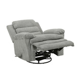 9725GRY-1SW Swivel Glider Reclining Chair from Homelegance - Luna Furniture
