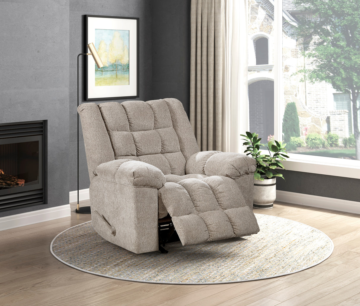 9726BR-1 Rocker Reclining Chair from Homelegance - Luna Furniture