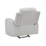 Benton Light Gray Double Reclining Sofa from Homelegance - Luna Furniture