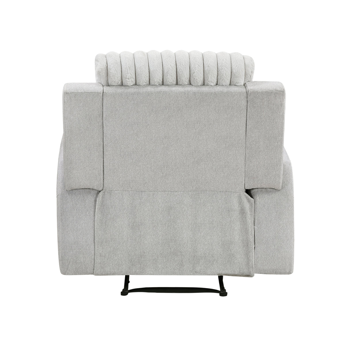 Benton Light Gray Double Reclining Sofa from Homelegance - Luna Furniture