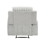 Benton Light Gray Double Reclining Sofa from Homelegance - Luna Furniture