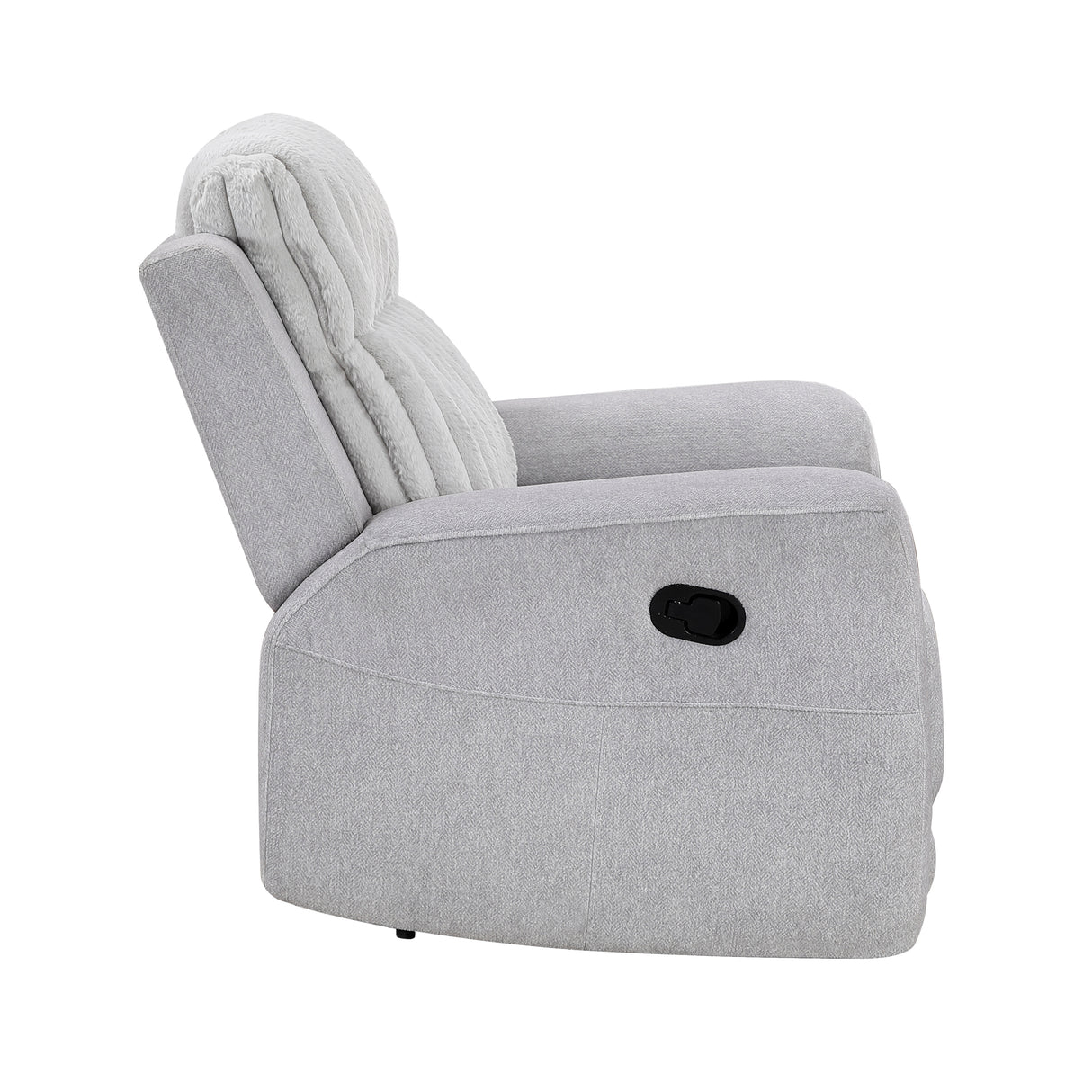 Benton Light Gray Double Reclining Sofa from Homelegance - Luna Furniture