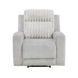 Benton Light Gray Double Reclining Sofa from Homelegance - Luna Furniture
