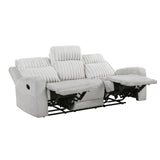 9728LGY*2 2pc Set: Sofa, Love from Homelegance - Luna Furniture
