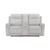 9728LGY*2 2pc Set: Sofa, Love from Homelegance - Luna Furniture