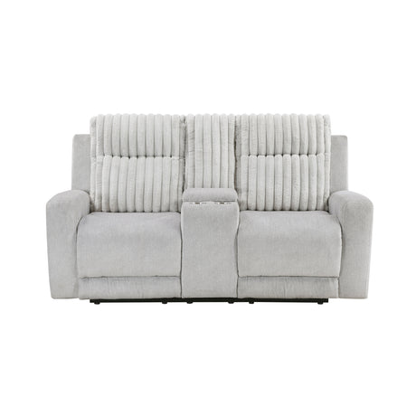 9728LGY*2 2pc Set: Sofa, Love from Homelegance - Luna Furniture
