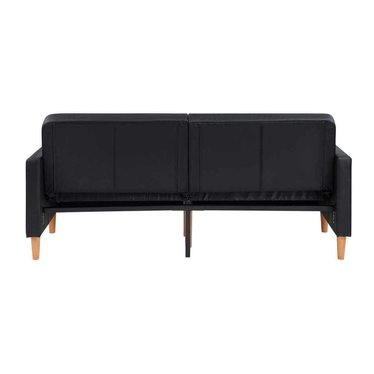 Rubin Black Faux Leather Chair from Homelegance - Luna Furniture