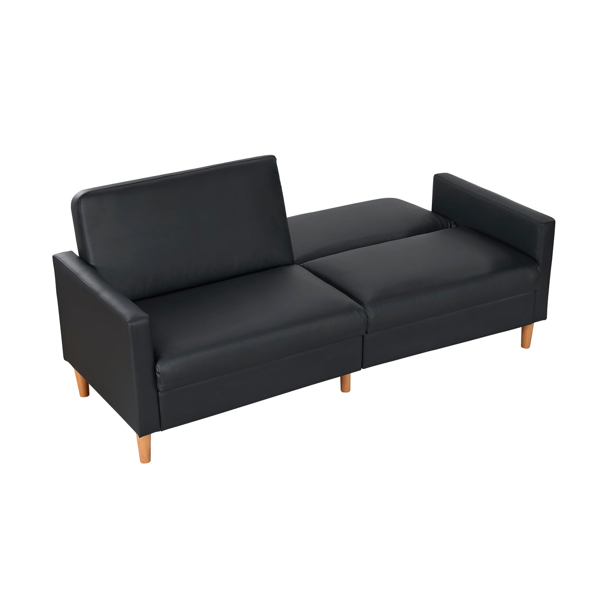 Rubin Black Faux Leather Chair from Homelegance - Luna Furniture