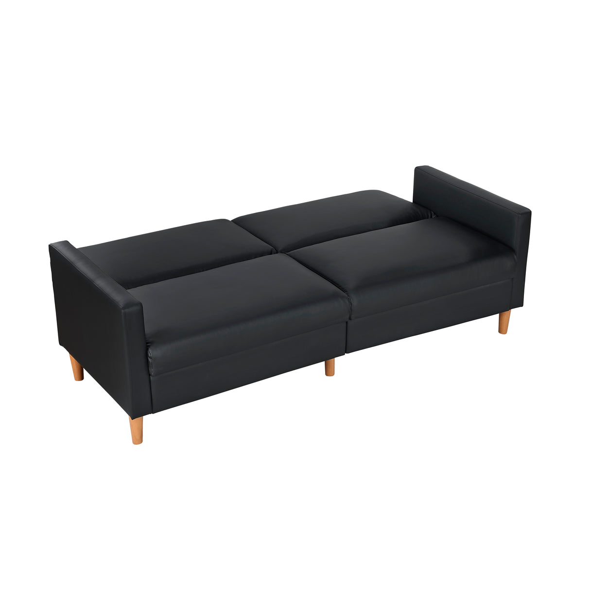 Rubin Black Faux Leather Chair from Homelegance - Luna Furniture