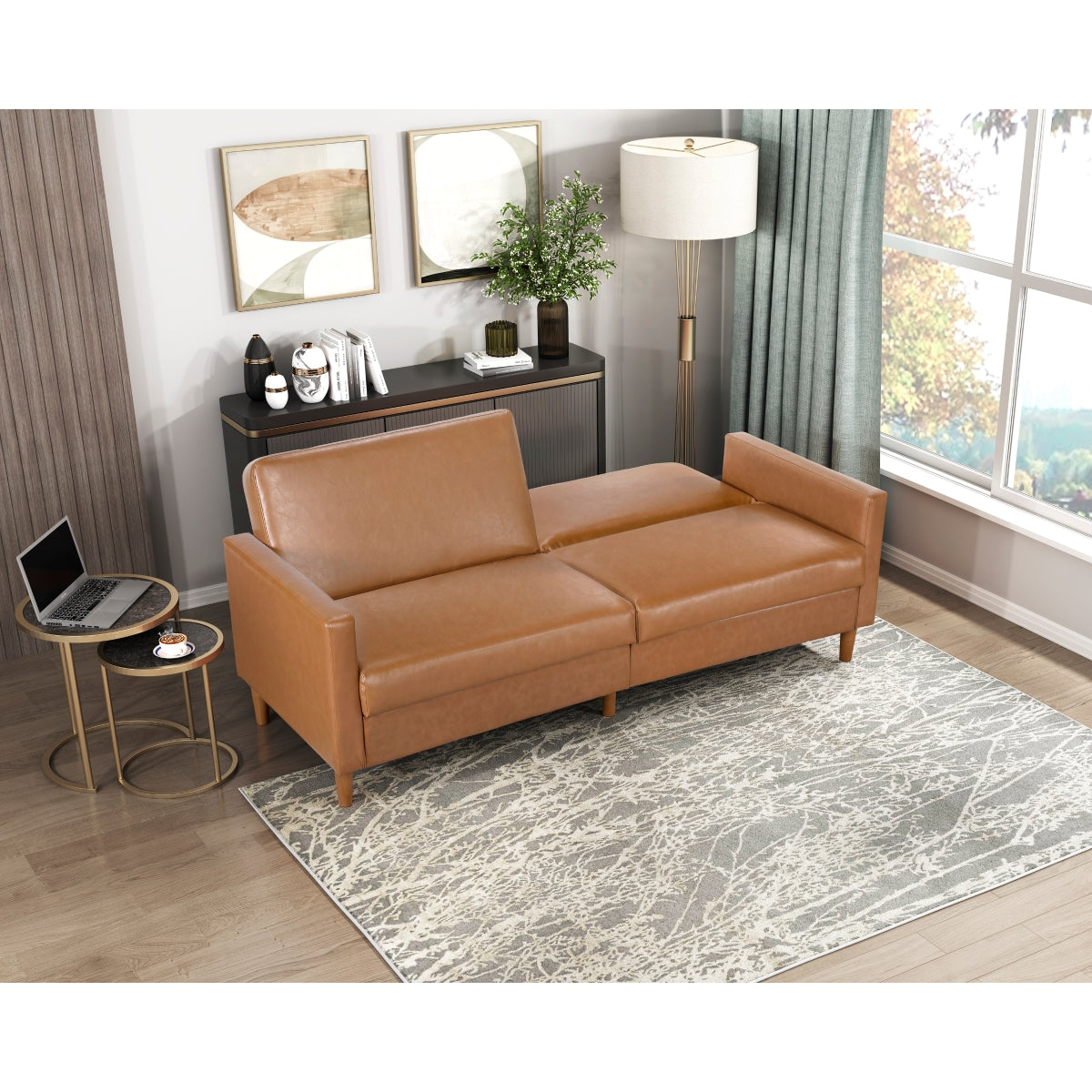 Carlton Camel Elegant Lounger from Homelegance - Luna Furniture