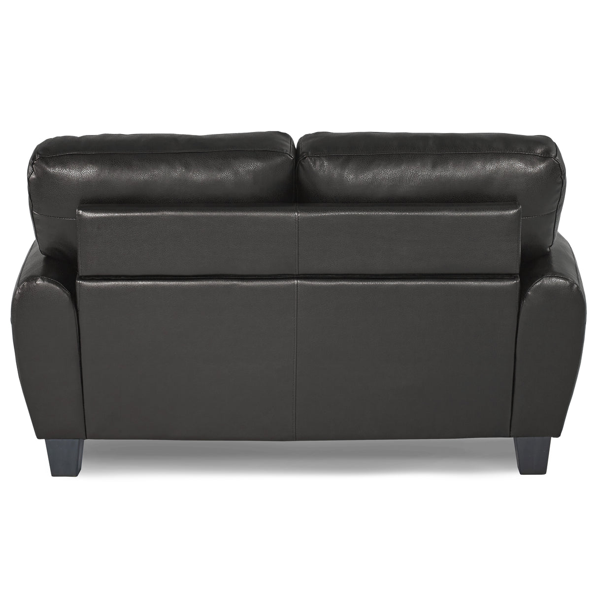 Rubin Black Faux Leather Chair from Homelegance - Luna Furniture
