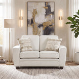 Zander Beige Loveseat from Homelegance - Luna Furniture