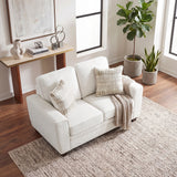 Zander Beige Loveseat from Homelegance - Luna Furniture