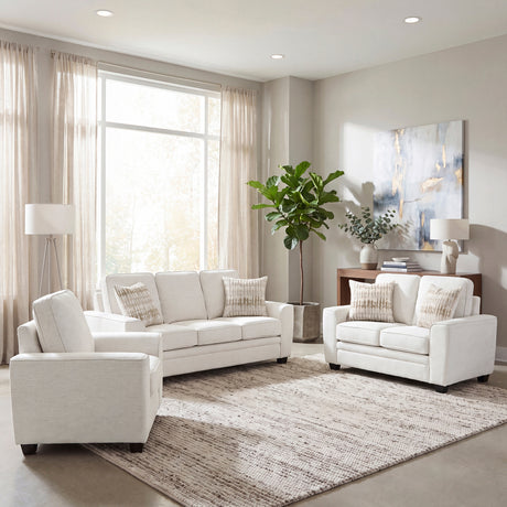 Rubin Dark Brown Faux Leather Sofa from Homelegance - Luna Furniture