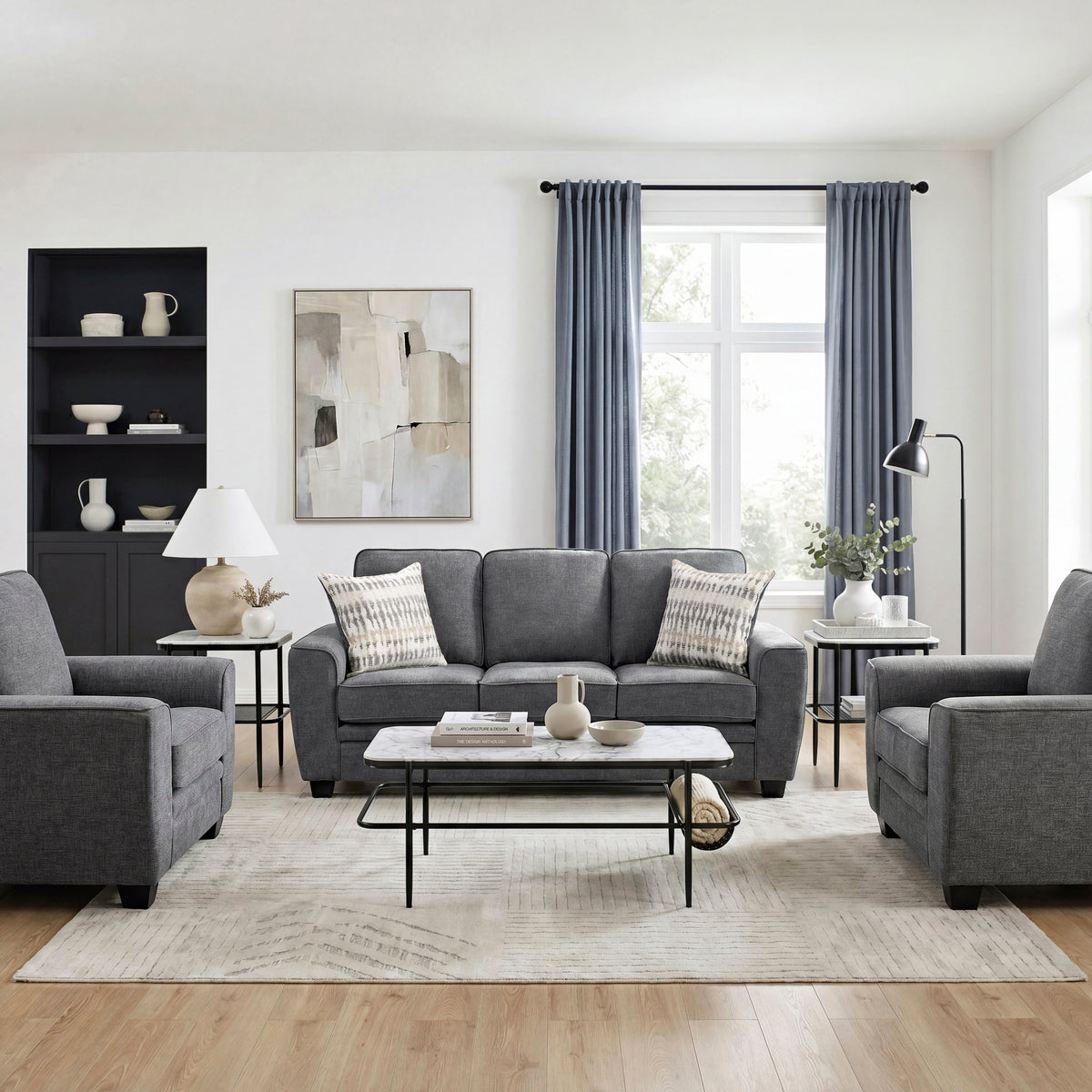 Zander Taupe Chair from Homelegance - Luna Furniture