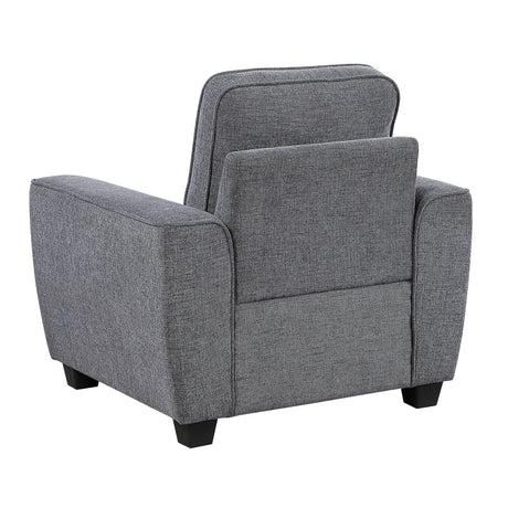 Zander Dark Gray Living Room Set from Homelegance - Luna Furniture