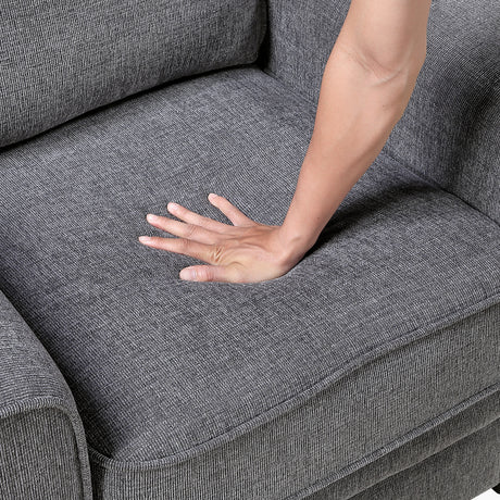Zander Taupe Chair from Homelegance - Luna Furniture
