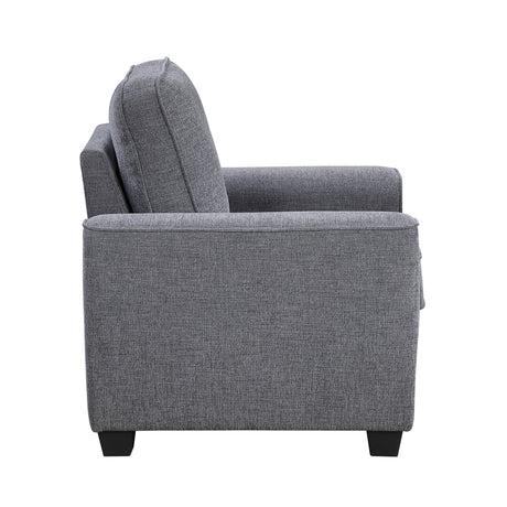 Zander Dark Gray Living Room Set from Homelegance - Luna Furniture