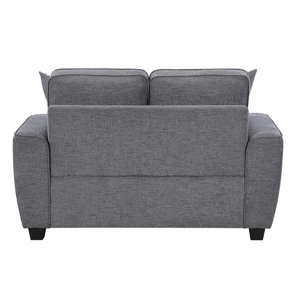Zander Dark Gray Loveseat