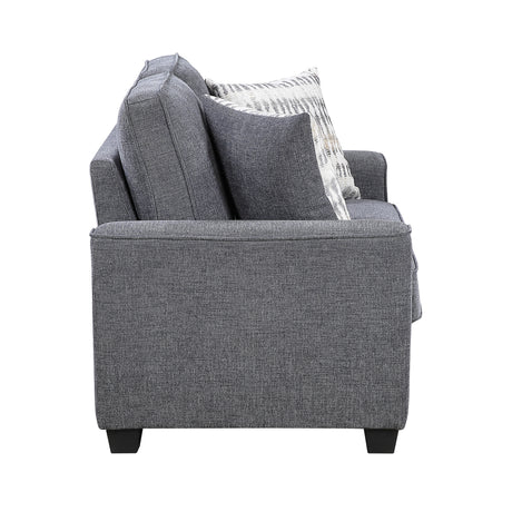 Zander Dark Gray Living Room Set from Homelegance - Luna Furniture