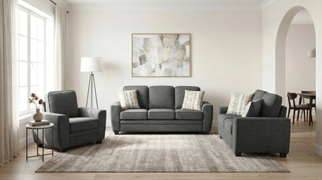 Zander Dark Gray Living Room Set from Homelegance - Luna Furniture