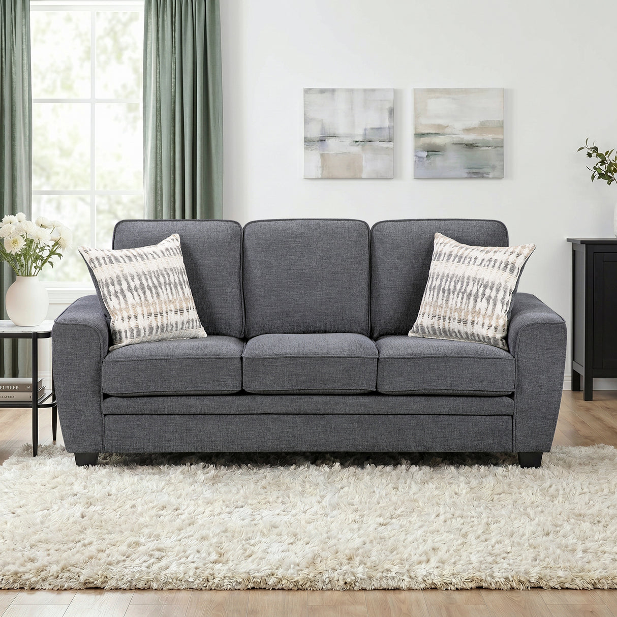 Zander Dark Gray Sofa