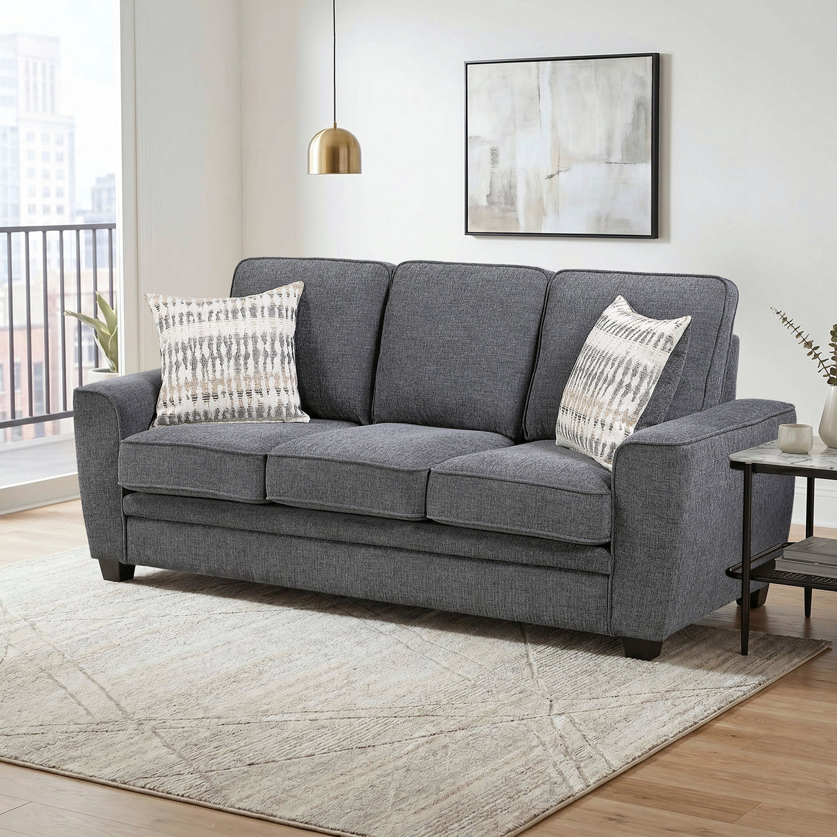 Zander Dark Gray Sofa