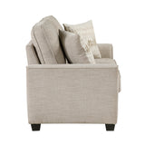 Zander Taupe Chair from Homelegance - Luna Furniture