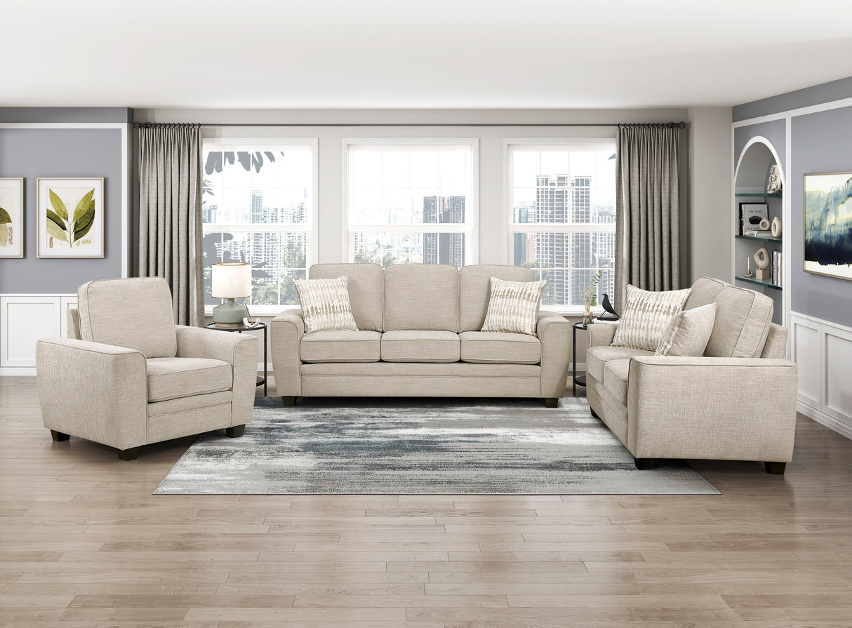 Zander Taupe Sofa from Homelegance - Luna Furniture