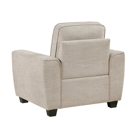 Zander Taupe Chair from Homelegance - Luna Furniture