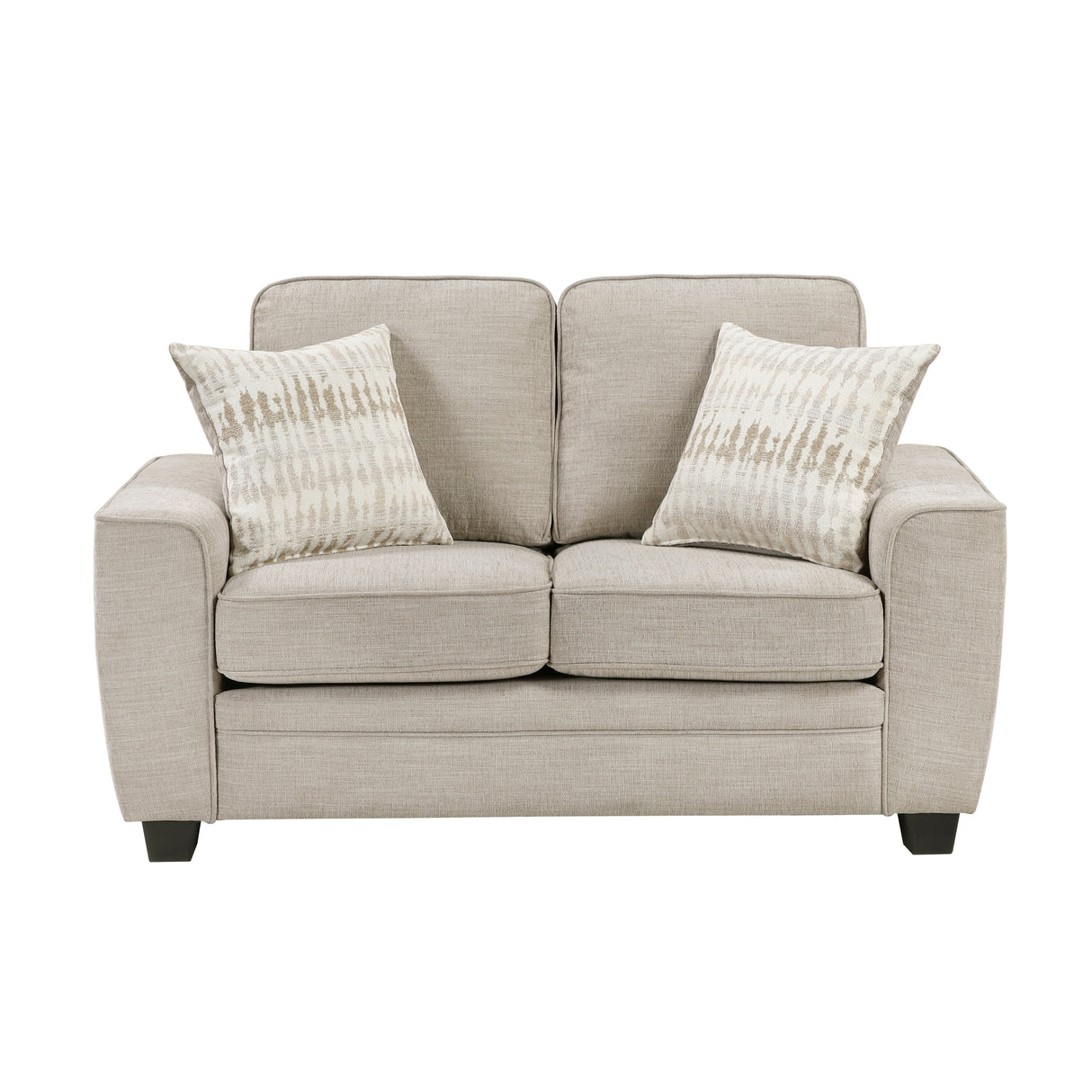 Zander Taupe Loveseat from Homelegance - Luna Furniture