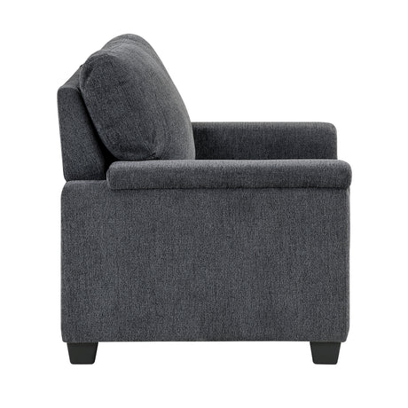 Chelsea Dark Gray Chair from Homelegance - Luna Furniture