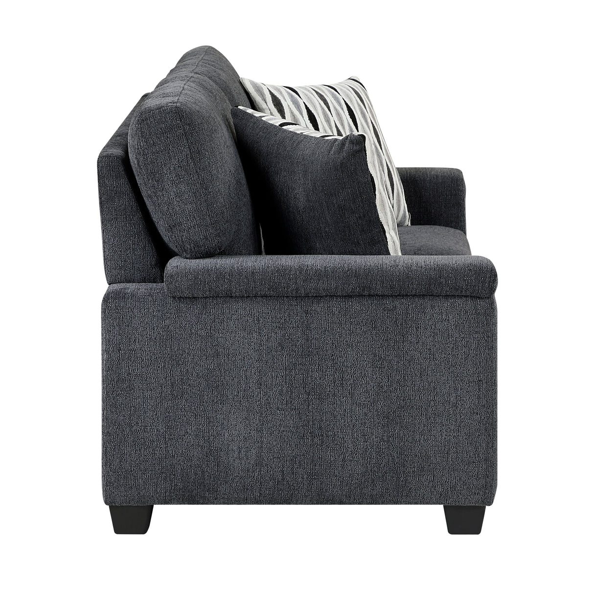 Chelsea Dark Gray Loveseat from Homelegance - Luna Furniture