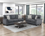 Chelsea Dark Gray Loveseat from Homelegance - Luna Furniture