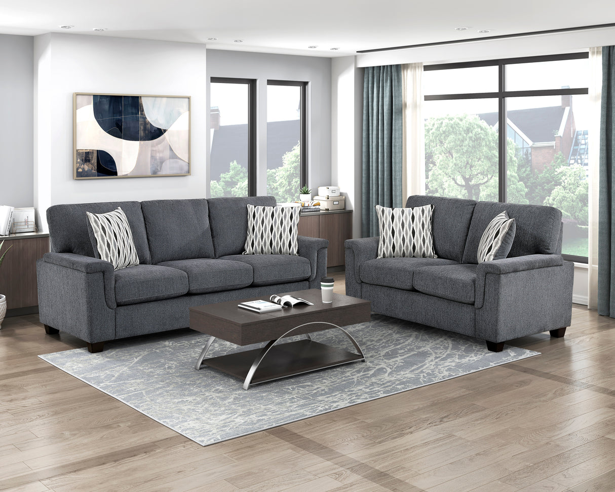 Chelsea Dark Gray Sofa from Homelegance - Luna Furniture