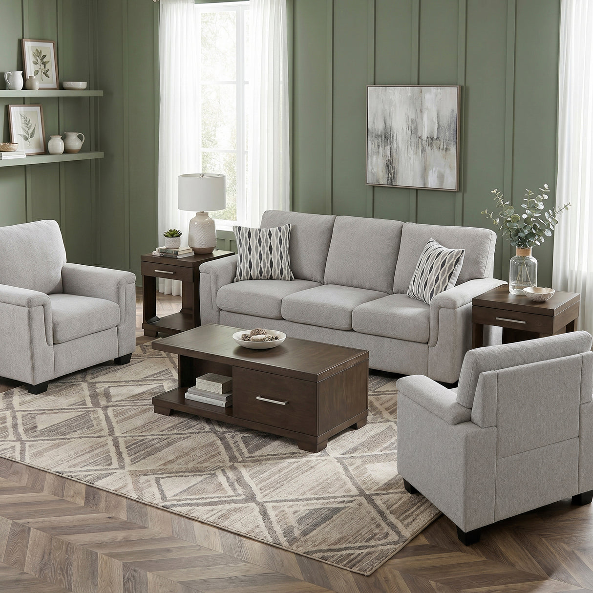 9746GY-3 Sofa from Homelegance - Luna Furniture