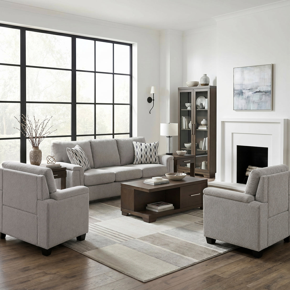 9746GY-1 Chair from Homelegance - Luna Furniture