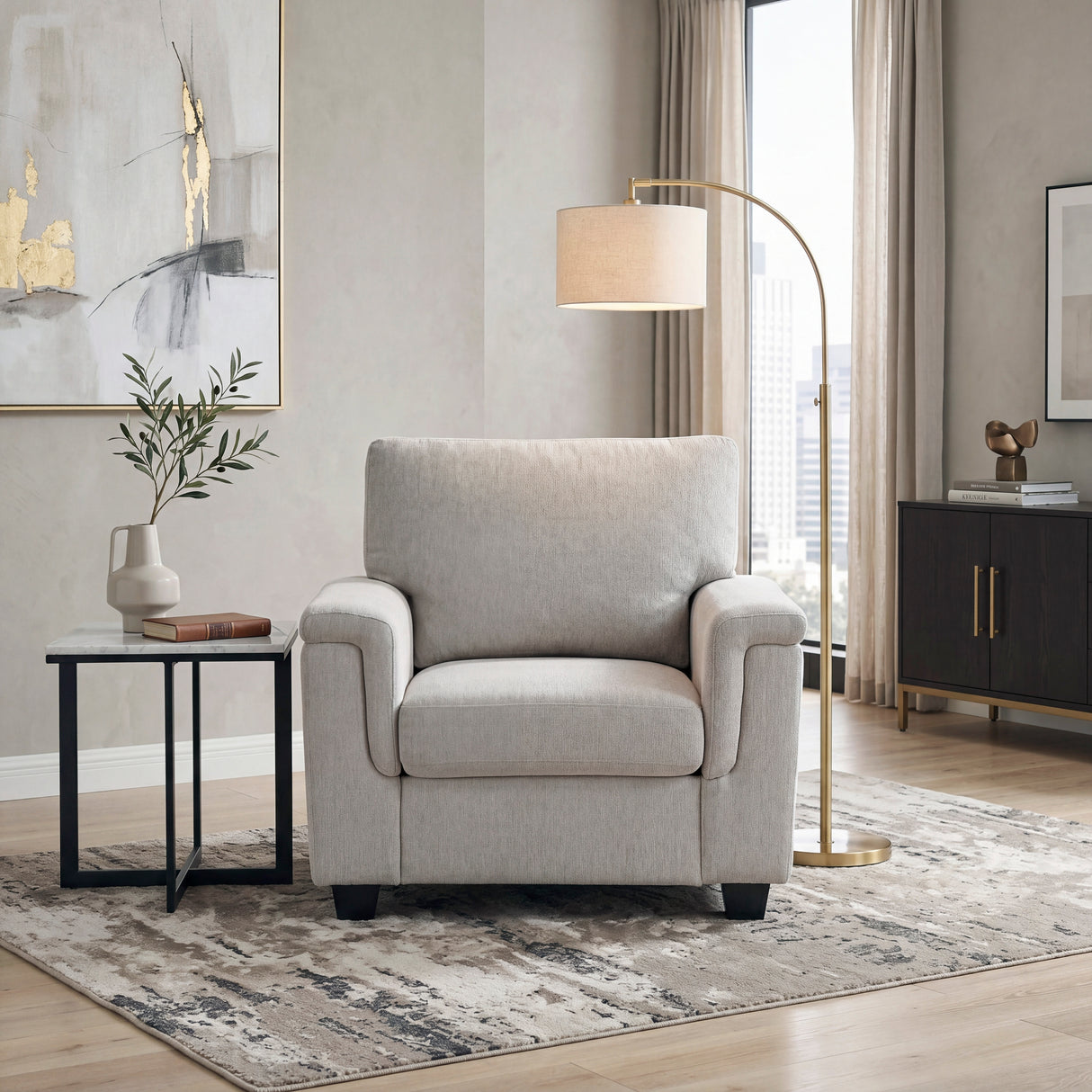 9746GY-1 Chair from Homelegance - Luna Furniture