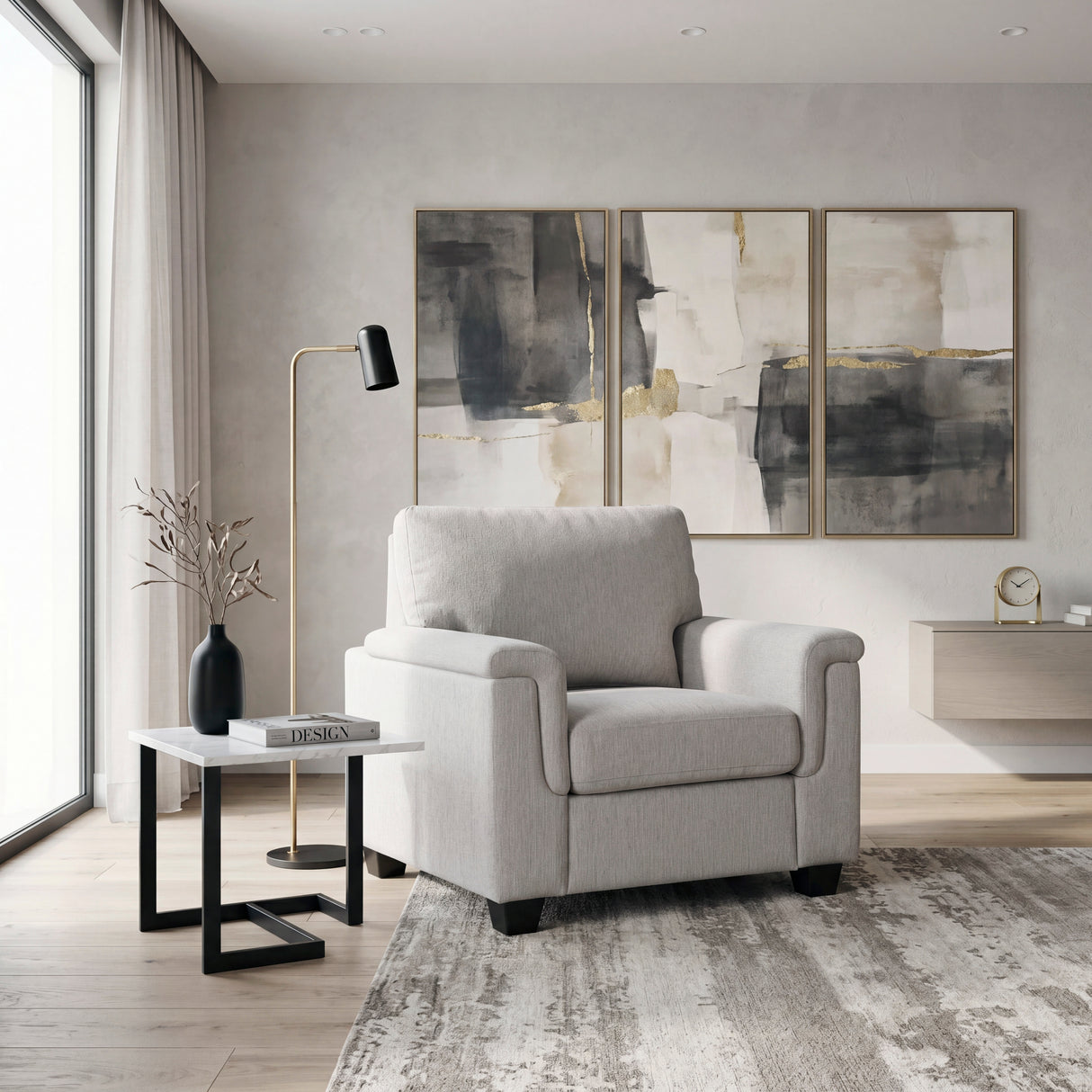 9746GY-1 Chair from Homelegance - Luna Furniture