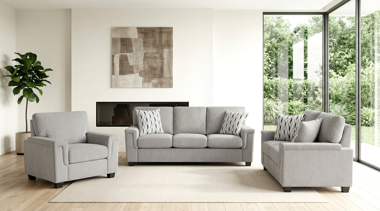 9746GY-2 Love Seat from Homelegance - Luna Furniture