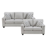 9746GY*2 2pc Set: Sofa, Love from Homelegance - Luna Furniture