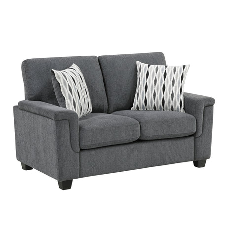 Chelsea Dark Gray Loveseat from Homelegance - Luna Furniture