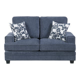 Sarah Blue Loveseat
