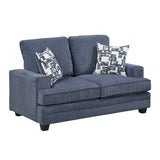 Sarah Blue Loveseat