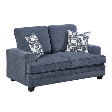 Sarah Blue Living Room Set from Homelegance - Luna Furniture