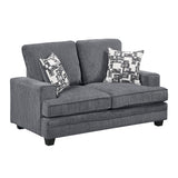 Sarah Stone Gray 2-Piece Living Room Set from Homelegance - Luna Furniture