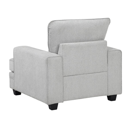 Sarah Stone Gray Loveseat from Homelegance - Luna Furniture