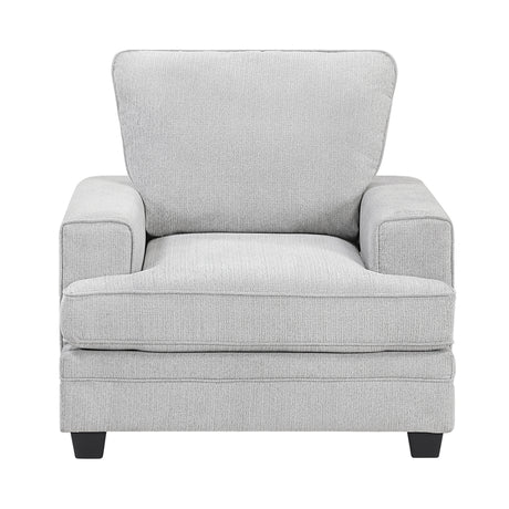 Sarah Stone Gray Loveseat from Homelegance - Luna Furniture